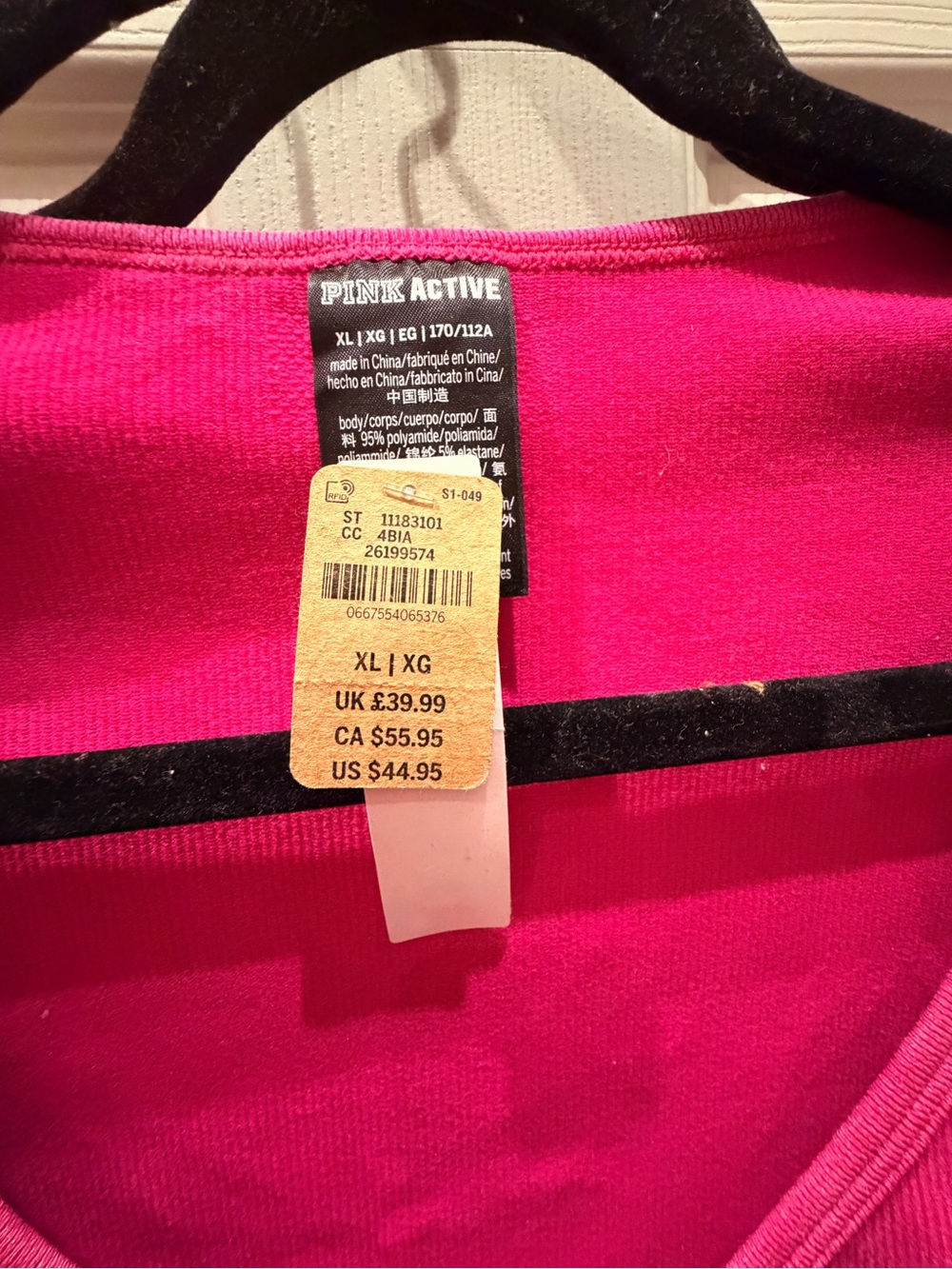 Pink victorias secret Hot Pink Ribbed V-Neck Sweater - Picture 2 of 3